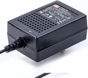 MW Mean Well Wall-Mounted Adaptor GST25U05/07/09/12/15/18/24/28/48-P1J Industrial US-Type General Size Reliable Green Adaptor (GST25U15-P1J) - OEM