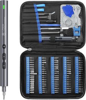 UF-TOOLS Mini Electric Screwdriver Set, 120 in 1 Small Portable Cordless Power Screwdriver Set, with 100 Precision Bits & LED Light & 20-bit Tool Set Handy Repair Tool, for Phone Watch Camera Laptop