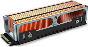JEYI Q150 M.2 HeatSink, Cooper Fins with Aluminum Frame Passive Heat Sinks - Finscold Q150-1.7mm / 0.68"