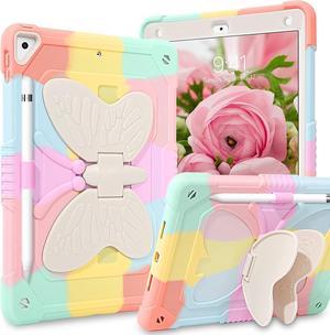 Case for iPad 97 InchiPad 6th 5th Generation CaseiPad air 2 Case with Kickstand Holder Women Kids Girls Men Shockproof Protective Tablet Cover for iPad 6th 5th GenAir 2rd Gen 97 Green