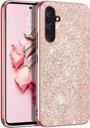 Case for iPhone 14 Pro Max, [Compatible with MagSafe] Cute Magnetic Transparent Glitter Butterfly Pattern Slim Bling Sparkle Women Girly Soft Shockproof Protective Phone Cover 6.7 Inch, Clear