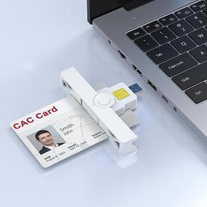 USB Smartfold Type A CAC Reader, USB A DOD Military USB Common Access CAC Smart Card Reader and ID CAC Card Reader,Compatible with Mac Os, Windows,Linux(Mini Foldable and Portable Type A) New