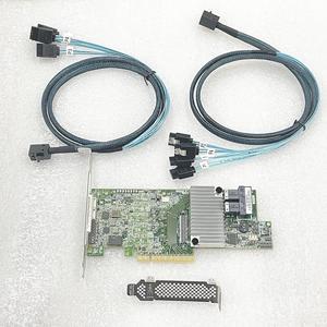 9361-8i SAS3108 MegaRAID SAS 1GB Cache LSI00417 PCIE3.0 Controller Card+2*SFF8643