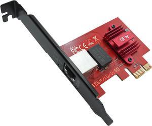 2.5G Base-T PCIe Network Adapter,RTL8125B 2500/1000/100Mbps PCI Express Gigabit Ethernet Card,1x RJ45 LAN Port 2.5G Network Card,Compatible with Windows/Linux\u2026