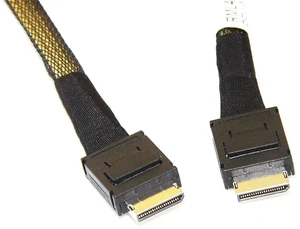 Oculink 4X to Oculink 4X,SFF-8611 to SFF-8611 Cable 100cm Oculink 4X to Oculink 4X,SFF-8611 to SFF-8611 Cable 100cm