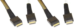 Oculink 4X to Oculink 4X,SFF-8611 to SFF-8611 Cable 100cm (Pack of 2) Oculink 4X to Oculink 4X,SFF-8611 to SFF-8611 Cable 100cm (Pack of 2)