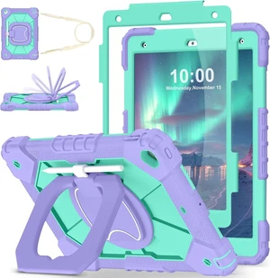 Case for iPad 9th/8th/7th Generation 10.2 Inch iPad 9th Generation Case with Screen Protector Rotating Stand Pencil Holder Heavy Duty Shockproof Cover for 9th Gen iPad Case,Purple Green Case for iPad 9th/8th/7th Generation 10.2 Inch iPad 9th Generation Case with Screen Protector Rotating Stand Pencil Holder Heavy Duty Shockproof Cover for 9th Gen iPad Case,Purple Green