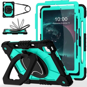 Case for iPad Air 13 Inch M4/M3/M2 2026/2025/2024 with Pencil Holder/Screen Protector/360° Rotating Stand,Military Grade Shockproof Cover for iPad Air Case 13 Inch,Black Mint Case for iPad Air 13 Inch M4/M3/M2 2026/2025/2024 with Pencil Holder/Screen Protector/360° Rotating Stand,Military Grade Shockproof Cover for iPad Air Case 13 Inch,Black Mint