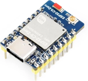ESP32-C5 Mini Development Board with Header, 32-bit RISC-V Processor 240MHz, Integrate Dual-Band Wi-Fi 6 / BLE 5 / Thread/Zigbee, USB Port, Onboard Antenna, for Embedded and IoT Applications ESP32-C5 Mini Development Board with Header, 32-bit RISC-V Processor 240MHz, Integrate Dual-Band Wi-Fi 6 / BLE 5 / Thread/Zigbee, USB Port, Onboard Antenna, for Embedded and IoT Applications