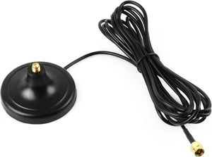 SMA Magnetic Mount Antenna Base, SMA Connector, 3m Coaxial Cable, Compatible with Multiple GNSS Positioning Modules SMA Magnetic Mount Antenna Base, SMA Connector, 3m Coaxial Cable, Compatible with Multiple GNSS Positioning Modules