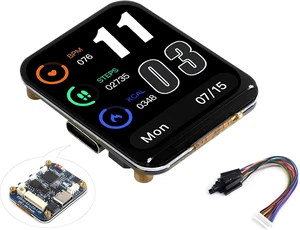 ESP32-S3 Development Board with 1.69inch LCD IPS Display 240×280 Pixels 262K Color,USB Type-C Embedded ST7789V2 Display Driver, Accelerometer and Gyroscope Sensor, Support 2.4GHz W-i-F-i/Blue-too-th 5 ESP32-S3 Development Board with 1.69inch LCD IPS Display 240×280 Pixels 262K Color,USB Type-C Embedded ST7789V2 Display Driver, Accelerometer and Gyroscope Sensor, Support 2.4GHz W-i-F-i/Blue-too-th 5