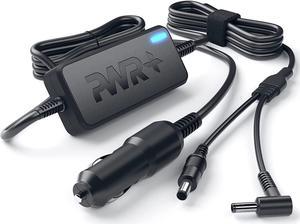 PWR CAR Charger for Dell Inspiron 11 13 14 15 15R 17 17R 1000 2000 3000 4000 5000 6000 7000 Series Laptop Charger  USA UL Listed 90w 65w 45w Extra Long 10 Ft Cord Power Supply DC