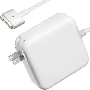 HIXATEAH 60W Mac Book Pro Charger, Replacement for Mac Book Pro 13-Inch 2012-2016 Retina Display Ac 60W 2 T Connector Power Adapter, Laptop Charger Compatible with Mac Book Pro/Mac Book Air