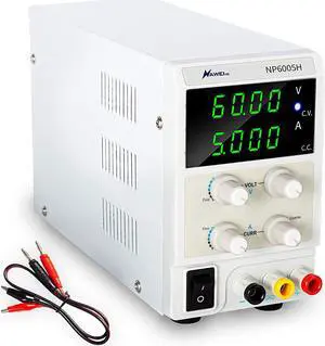 60V 5A Bench Power Supply Variable Precision Adjustable Regulated Power Supply 4-Bit LED Display for Lab Equipment, DIY Tool, Repair, Electronic ResearchPowering E-Bike