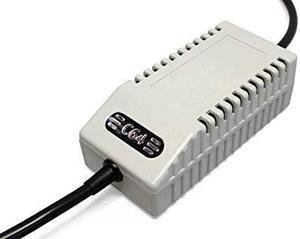 C64 PSU Modern Gray UK - Replacement Commodore 64 Power Supply, UK Plug