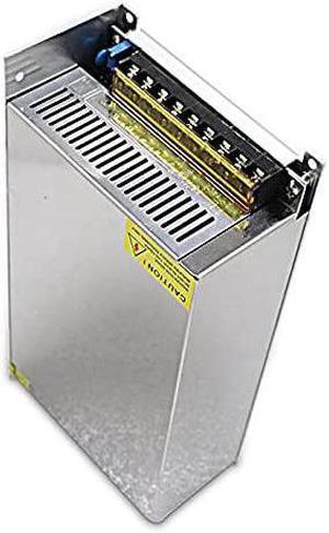 TOTIWO AC to DC 1200W Power Supply, Switching Converter 12V /24V/36V/48V 1200W for CCTV, Computer Project, 3D Printer, LED Strip Light (24v 50a 1200w, 200-240VAC/silver)