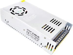 LETOUR 36V Power Supply 9.7A 350WAC96V~130V Transform DC 36Volt Power Supply with EMC FilterOvercurrent and Overvoltage Protection DC Device Drive Power (Silver)