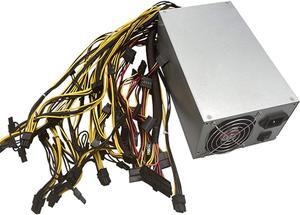 LEFUYAN Mining Power Supply PSU for 8 GPU ETH Rig Ethereum Miner (Rated Power 1800W, Peak Power 2000W) (D-160V-270V) (D:140-240V)