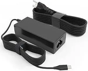 45W USB-C Laptop Charger for HP Chromebook 11-AE000 11 11A G6 G7 G8 EE X360 14 14A 14-ca052wm 14-ca021nr 14-ca051wm TPN-CA08 14-ca043cl 844205-850 11-ae051wm Type C Power Supply for HP x2 Spectre X360