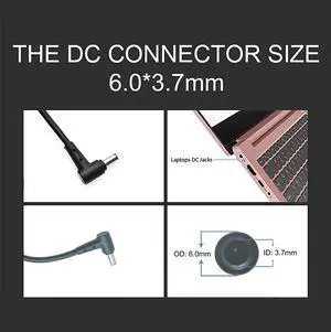 New 150W 20V 7.5A AC Adapter Charger Fit for Asus ADP-150CH B A18-150P1A Rog G531GT G731GT FX505GT FX505DD FX505DT FX505DU FX705GT FX705DD FX705DT FX705DU with Power Cord