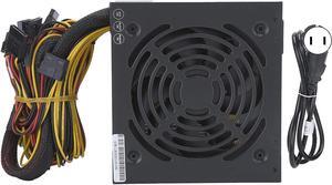 600W Computer Power Supply, ATX 24PIN PC Power Supply Desktop with Mute Fan Manual Adjustable 115/230V (US Plug)