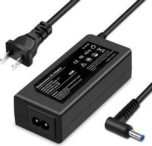45W 19.5V 2.31A Ac Adapter Charger for HP Pavilion X360 15-f009wm 15-f039wm 15-f233wm 15-f272wm 15-f387wm 15-af131dx 15-au030wm15-au062nr 15-au063nr 15-au123cl Laptop Notebook PC Power Supply Cord