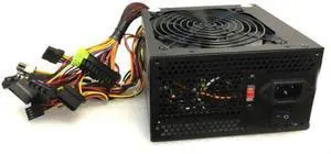 650W Watt ATX PC Power Supply SATA PCIe 120mm Single Cooling Fan Quiet 600w