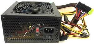 450 Watt 450W ATX Power Supply SATA Single 120mm Fans Silent for Intel AMD Unit