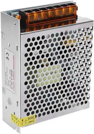 Switch Power Supply, Multipurpose LED Durable Power Supply Adapter, Professional for Industrial Automation 3D Printer LED Display CCTV(S-100-12 (12V/8.5A/100W) AC100-240V, Transl)