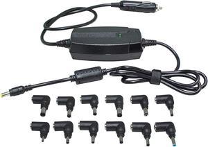 BiXPower 12V to 19V Car Charger DC Power Adapter with 12 Interchangeable Connectors