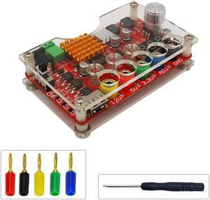Adjustable ATX Power Supply Breakout Adapter with Acrylic Case Kit Touch Switch from 13-24V to 3.3V 5V 12V 1.8V-10.8V atx power supply breakout board and acrylic case kit adjustable