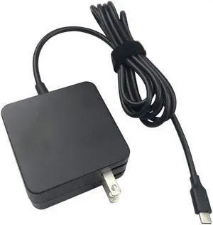 65W USB Type-C Laptop Adapter Charger Fit for ThinkPad X1 Tablet Carbon Yoga 370 730 730-13IKB X270 X280 X380 T480 T480S T580 T580s T570 E580 E585 E480 L380 L480 L580 Power Supply Cord