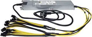 BitcoinMerch.com - 110V Power Supply Antminer L3+ Supermicro PWS-801P-1R LTC 800W BTC