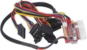 BTIHCEUOT DC?ATX Power Adapter Board, Heat Resistant Directly Plug 200W Desktop Computer Power Module for Industrial Control Systems for HTPC for POS Machines