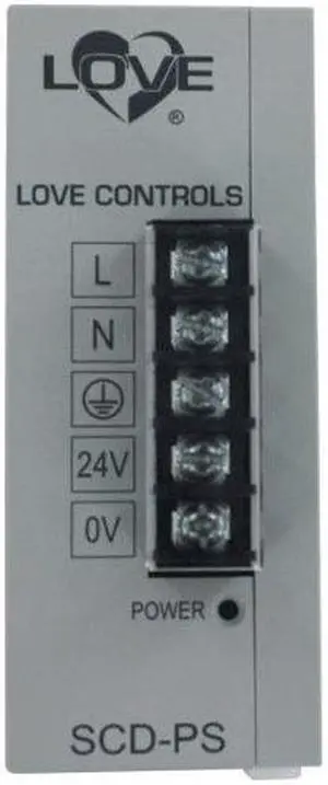 Love 100 to 240 VAC/VDC to 24 VDC Power Supply, SCD-PS