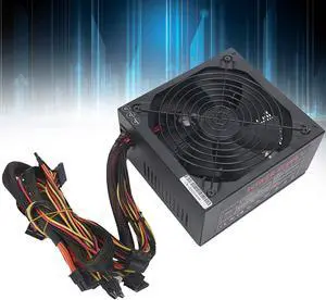 Power Supply, Exquisite Workmanship Small Size Low Energy Consumption Mute Fan Power Supply, Good Performance Low Noise for Desktop Computer(#1) Power Supply, Exquisite Workmanship Small Size Low Energy Consumption Mute Fan Power Supply, Good Performance Low Noise for Desktop Computer(#1)