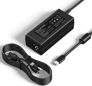 45W Type C USB-C Laptop Charger Compatible with HP Chromebook Charger 14 13 14A 11 11A G5 G6 G7 G8 EE Spectre X360 Elite x2 14-ca051wm 14-ca020nr 14-ca060nr 14-ca043cl 14-ca052wm Power Adapter