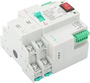 DIN Rail Mount Dual Power Automatic Transfer Switch AC 230V 2P High Sensitive for Power Supply(63A)