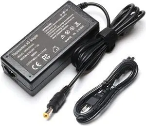 Laptop Adapter for Acer Aspire 5532 5349 5750 5742 5250 7560 SB416 AS7750 6423 V5 V7 V3 R3 R7 S3 E1 M5 Series ChromeBook AC710 C7 C710 Power Supply Cord 65W 19V 3.42A New AC Charger