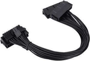 Power Supply Motherboard Adapter Cable, Portable Practical Compact ADD3PSU Starter Dual PSU Adapter Dual Power Supply Adapter Reliable 24Pin for Computer
