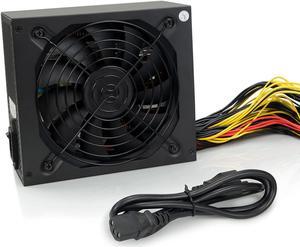 Mining Power Supply for 8 GPU ETH Rig Miner, 2000W Mining Power Supply, 100V-270V PSU Power Supply with Adapter Cable