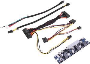 Mumusuki DC Input Pin Power Module LD-200W 19V Supply DC 24pin ATX to 12V AUX for Computer Internal Components