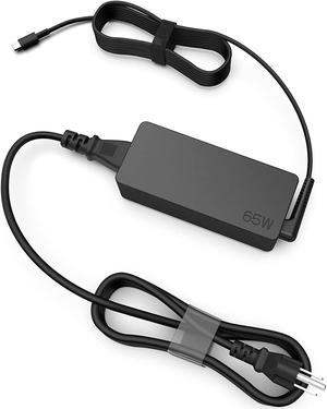65W USB C Laptop Charger-Universal Replacement for Lenovo Thinkpad T480s T480 T490 T490s Chromebook 300e C330 100e 500e C340 S330 S340,HP Acer Dell Chromebook Latitude Series,Type C Power Cord Supply