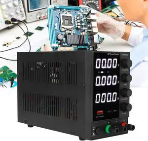 Over?Current Protection LED 4?Digit Display Power Supply DC Power Supply for Phone Computer Maintenance(US Standard 110V)