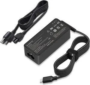 45W USB C Charger for Lenovo Chromebook c330 s330 100e 300e 500e ThinkPad T480 T490 T480s Yoga C940 C740 C930 C940 720 730 910 920 C630 720-13 ADLX65YDC2A Type C Laptop Charger Lenovo Fast Charging