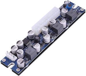 LD-200W Power Module, 24pin ATX to 12V AUX + 4 pin Power Supply/Floppy Drive Power Connection + DC Input Power Adapters Connectors for Computer - Multi Protection