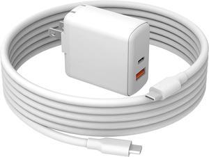 30W USB-C Charger for MacBook-Air 2020 2019 2018 M1 Chip Retina 13-inch,iPad-Air-4th Generation Laptop Tablet with USB C to C Charging Cable Power Supply Adapter Cord