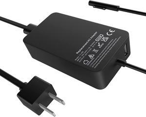 Surface Pro Charger,Powbcsic 44W Microsoft Surface Charger Supply for Surface Pro X 7 6 5 4 3,Surface Laptop,Surface Go & Surface Book,Surface Laptop Charger