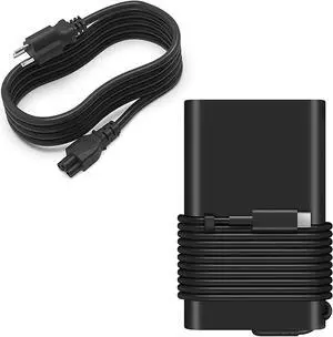 NACKEEY Type C 45W USBC AC Adapter Charger fit for Dell Latitude 11 12 13 14 15 17 5175 5179 5285 5289 3390 3379 7350 7368 7370 7389 7390 2-in-1 E7370 5590 7569 7778 Power Supply Cord LX65A200225