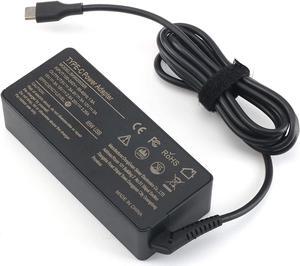65W 45W Type C USB C Laptop Charger Compatible with Lenovo Chromebook C330 C340 S330 S340 100e 300e 500e Series, L-enovo ThinkPad T480 T480s T580 T580s E580 Yoga A485 T490S T590 C930 C940 Power Cord